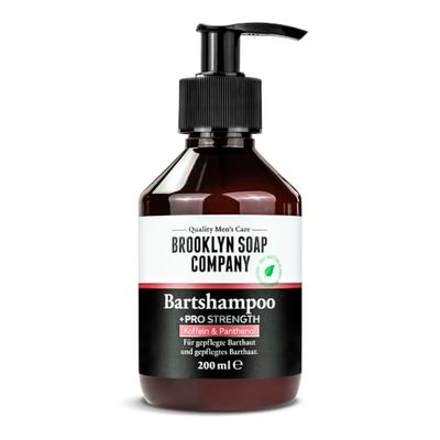 Brooklyn Soap Company, Activator Shampoo per barba + Pro Strength 200 ml – Shampoo per la crescita della barba – Beard Growth Shampoo per barba più densa