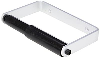 Merriway BH02038 - Wc Portarrollos Fitting Con El Rodillo Negro (Paquete De 1)