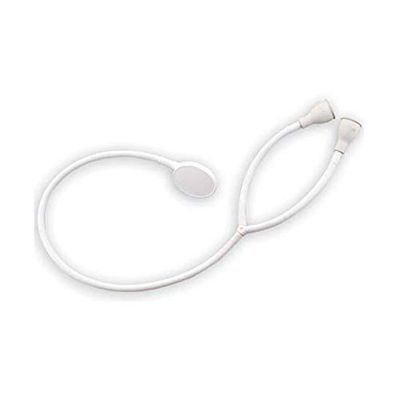 Ducha para peluquería con flexible de PVC blanco de 2 vías