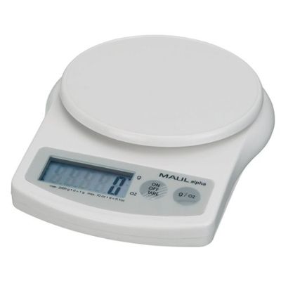 Maul 16420 02 - Bilancia elettronica alfa bianca