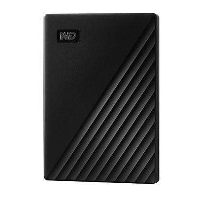 WD 2To My Passport Disque Dur Externe Portable, Parfait pour sauvegarde et stockage, Sauvegarde et protection par mot de passe, compatibilité avec PC, Xbox et PS4,