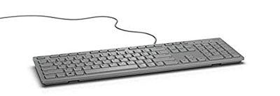 Dell KB216, wired, multimedia keyboard, French (AZERTY), grey