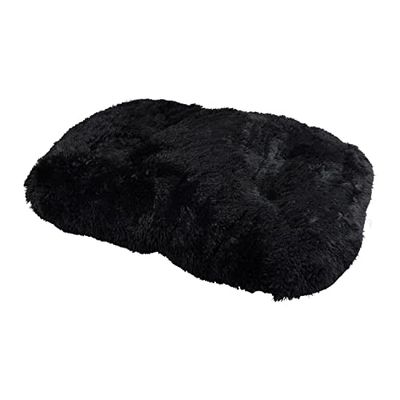 LOVE STORY Cuscino a fiocco reversibile, 87 x 55 cm, colore: nero