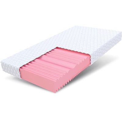 Colchón FDM Fix 140 x 200 cm, colchón de Espuma fría, Altura 14 cm, Grado de firmeza H2 y H3, 7 Zonas de Descanso, Öko-Tex, Lavable, Espuma HR