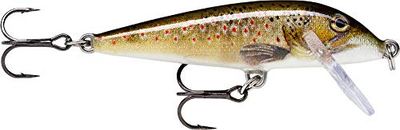 RAPALA Countdown-Material Cuerpo de Balsa-Señuelo Pesca en Agua Dulce-Profundidad de Nado 1,5, Unisex-Adult, Live Brown Trout, 7 cm / 8 g