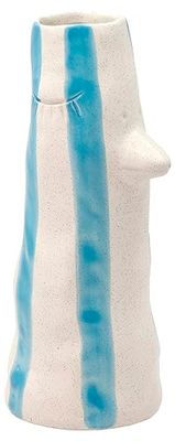 Villa Collection Styles Vase avec Bec et Cils 11,5 x 10 x 26 cm S Bleu