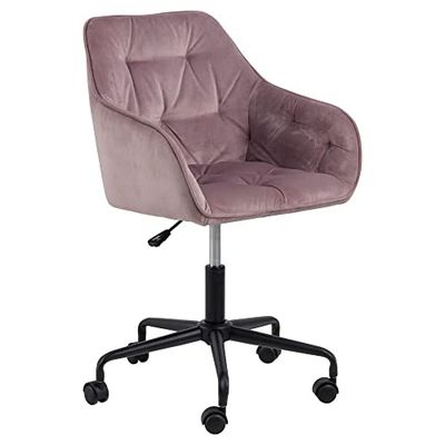 AC Design Furniture Bentley bureaustoel, roze, H: 88,5 x B: 59 x D: 58,5 cm