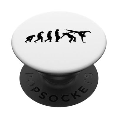 Evolución Wushu Kárate Ju-Jutsu Kung-Fu Capoeira PopSockets PopGrip Adhesivo