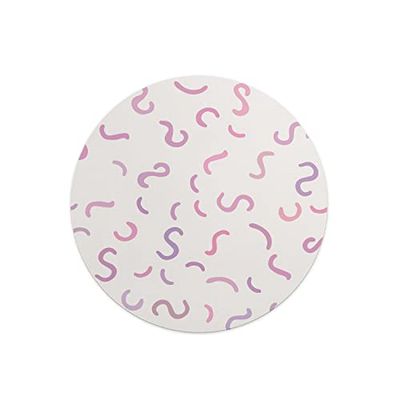 Questo Casa, Stampa Digitale Tondo Tappetino per Mouse, Base Antiscivolo, per Ufficio e Casa, Diametro: 22 Cm