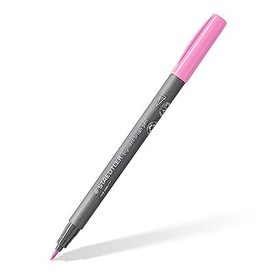 STAEDTLER 371-208 Pigment Arts Brush Pen - Penrose Pink (Box of 10)
