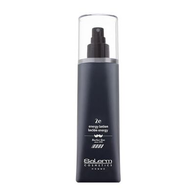 SALERM - Loção anti-queda para homem - Homme Barber Line - 200 ml - loção empilhar para a queda do cabelo - com extrato de Ginkgo Biloba - efeito refrescante - fortalece o filamento piloso