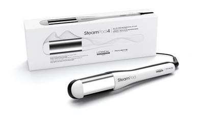 L'Oréal Professionnel Steam Hair Straightener & Styling Tool, for All Hair Types, SteamPod 4, UK Plug