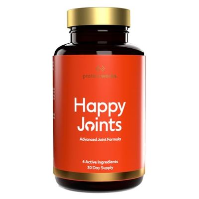 Protein Works - Tumeric & Glucosamine Joint Care Tablets | Helps Maintain Healthy Joints & Bones | 100% Vegan | Added Vitamin D3 & C | 60 Tablets