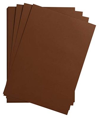 Clairefontaine 975561C Paquet Papier Maya - 25 Feuilles Papier Dessin Lisse Marron - A2 42x59,4 cm 185g - Idéal pour le Dessin et les Activités Créatives
