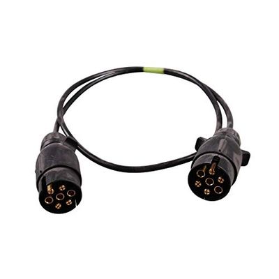 Bünte - Entre el Conector de 7 Polos, 1 m, con 2 Tapones de plástico