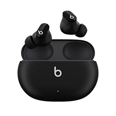 Beats Studio Buds – verkligt trådlösa Bluetooth brusreducerande öronsnäckor, IPX4-märkta, svettåliga hörsnäckor, kompatibla med Apple och Android, inbyggd mikrofon, 8 timmars lyssningstid – svart