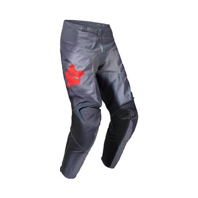 FOX RACING Pants Fox 180 Interfere Grey/Red 32, Unisex-vuxenbyxor