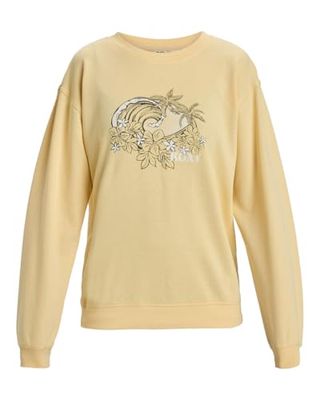 Roxy Haut en Molleton Surf Stoked Crew Terry Vint. Orange L
