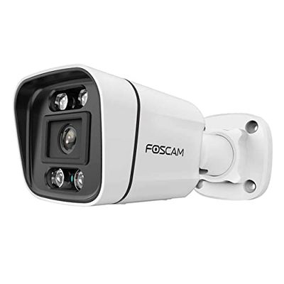 Foscam V5EP (biała) LAN IP kamera monitoringowa 3072 x 1728 pikseli, 5 W, 12 V, wielokolorowa