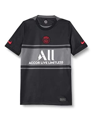 Nike T-shirt för män, Svart/mörkgrå/vit/siren röd, XL