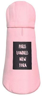 Wouapy Sweat Sweat Travel Taille 40, Hoodie Rose Confectionné pour Les Chiens pour Chien Autre
