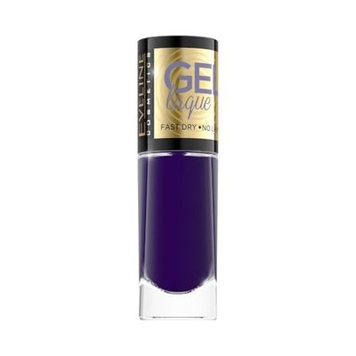 Eveline Cosmetics Gel Laque Vernis à ongles à séchage rapide - Effet gel longue durée sans UV/LED - Application facile avec un pinceau large - Couleurs vives