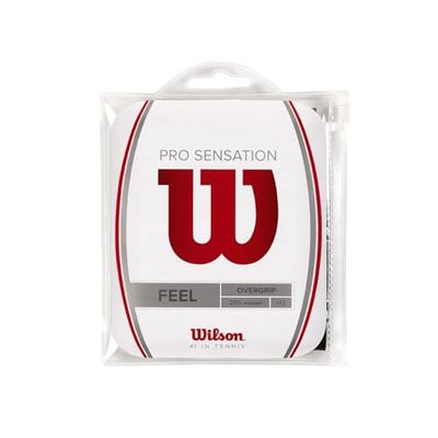 Wilson Griffband, Pro Overgrip Sensation, unisex, svart, 12 stycken, WRZ4011BK