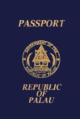 Republic of Palau Passport Replica Lined Hardcover 6'' x 9'' Notebook / Journal 120 pages