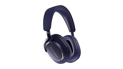Bowers & Wilkins Px7 S3 Trådlösa Over-Ear-hörlurar, Avancerad brusreducering, 24-bitars DSP, aptX Lossless, 30 timmars uppspelning, 8 mikrofoner, snabb laddning - Indigo Blue