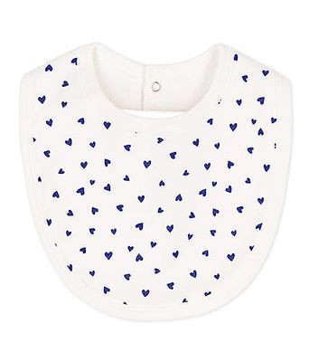 Petit Bateau Kleine jongen BAVOIR MAR/NETU Slabbetje voor eten, marshmallow, new blue, taille unique