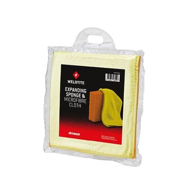 Dirtwash Unisex Sponge and Micro Cloth, Yellow, One Size