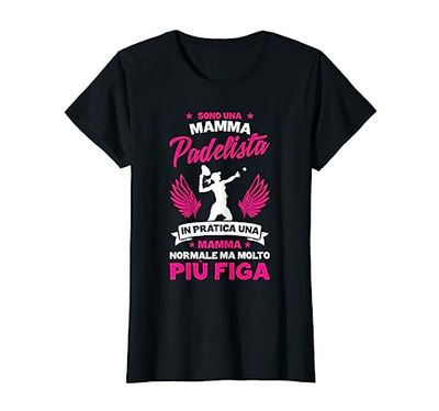 Padelista Giocatori Da Padel Tennis Mamma del Padel Maglietta