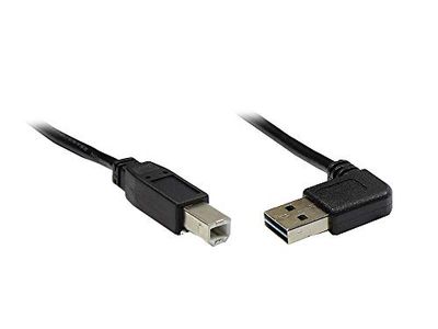 Good Connections 2510-EU03W aansluiting/printerkabel USB 2.0 EASY stekker A naar stekker B, 3m zwart