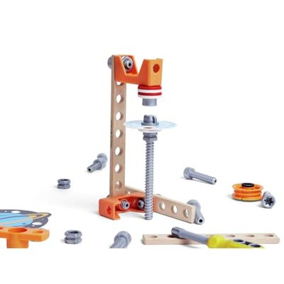 Hape E3033 Junior Inventor Magneet Science Lab - Houten Bouwset met 8 Experimenten