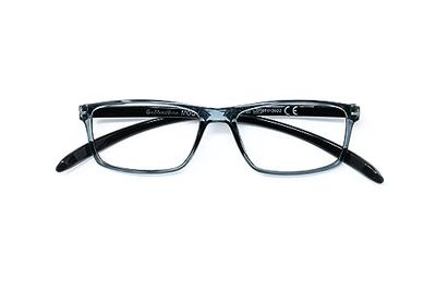 GianMarcoVenturi Gafas de Lectura Verona Varillas Largas Colgantes Gris-Negro +3,50