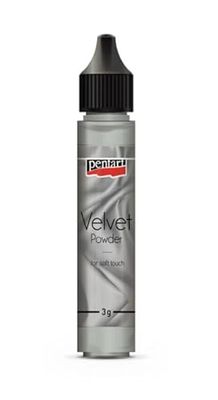 Pentart Velvet Powder 3g Grey, Mixed