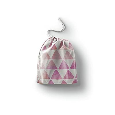 Bonamaison Printed Cotton Produce Bag with Drawstring, Reusable Grocery Bag, Biodegradable Eco-Friendly Bags, Travel Pouch, Sachet Bags, Shopping Bag, Eco Friendly, Foldable, Size: 12x15 Cm
