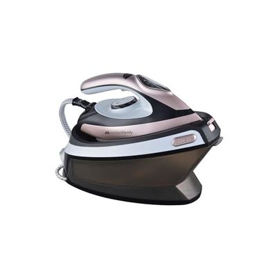 Melchioni Family Infinity, stoomstrijkijzer, continue stoomafgifte, waterreservoir 1,5 l, 2000 W, keramische plaat, led-display, ergonomische handgreep, onbeperkte autonomie