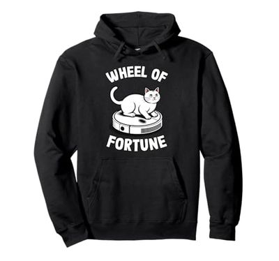 Wheel Of Fortune Robot Vacuum Cleaner Funny Cat Pullover Hoodie