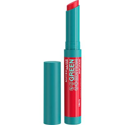 Maybelline Green Edition Balmy Lip Blush Lipstick, organic, natural colour, vegan, 004, Flare