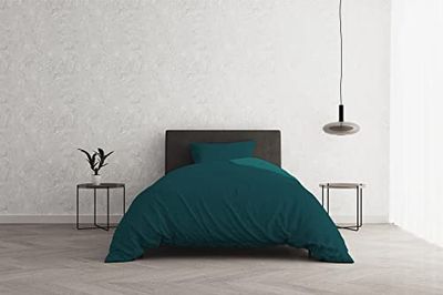 Italian Bed Linen Påslakan Naturfärg, Bomull, Olja Grön/Grön Flaska, Square och Halv