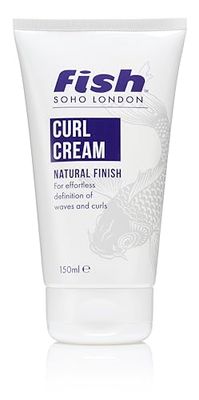 Fish Curl Cream 150ml – Define & Hydrate Curls with Lightweight Hold & Frizz Control – Moisturising Formula for Soft, Natural-Looking Waves