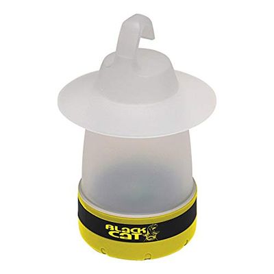 Black Cat Outdoor Lampe d'extérieur Mixte Jeunesse, Noir/Jaune, 17 cm