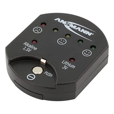 Ansmann 1900-0035 Preto - Medidor de energia e bateria (CR1620, 55 mm, 45 mm, 13,5 mm, 17 g)