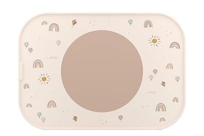 Mepal Placemat Mio, Non-slip Circle keeps Items in place, Easy to clean, Non-slip Circle can be removed, Sturdy, can also be used as a Tray, Dishwasher Safe, Sunshine and Rainbow