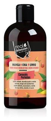 Real Natura - Crème de Peinage Boucles Parfaites - Définition et Hydratation - Brillance Naturelle - Ingrédients Naturels - Réduction des Frisottis - 300 ml