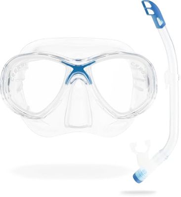 Cressi Set Marea Vip Jr - Óculos e tubo de mergulho para crianças azul