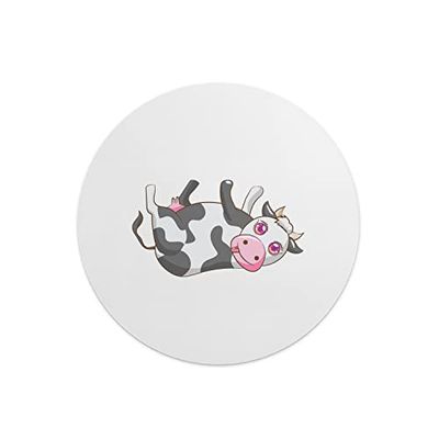 Questo Casa, Stampa Digitale Tondo Tappetino per Mouse, Base Antiscivolo, per Ufficio e Casa, Diametro: 22 Cm