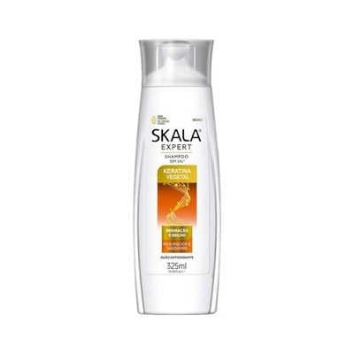 Skala Expert- Shampooing Bombe Vitaminée à la Kératine -325ml- 100% végétalien - Cheveux entièrement restaurés