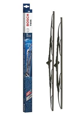 Escova limpa para-brisas Bosch Twin 725, comprimento: 650 mm/550 mm – 1 conjunto para o para-brisas (frontal)
